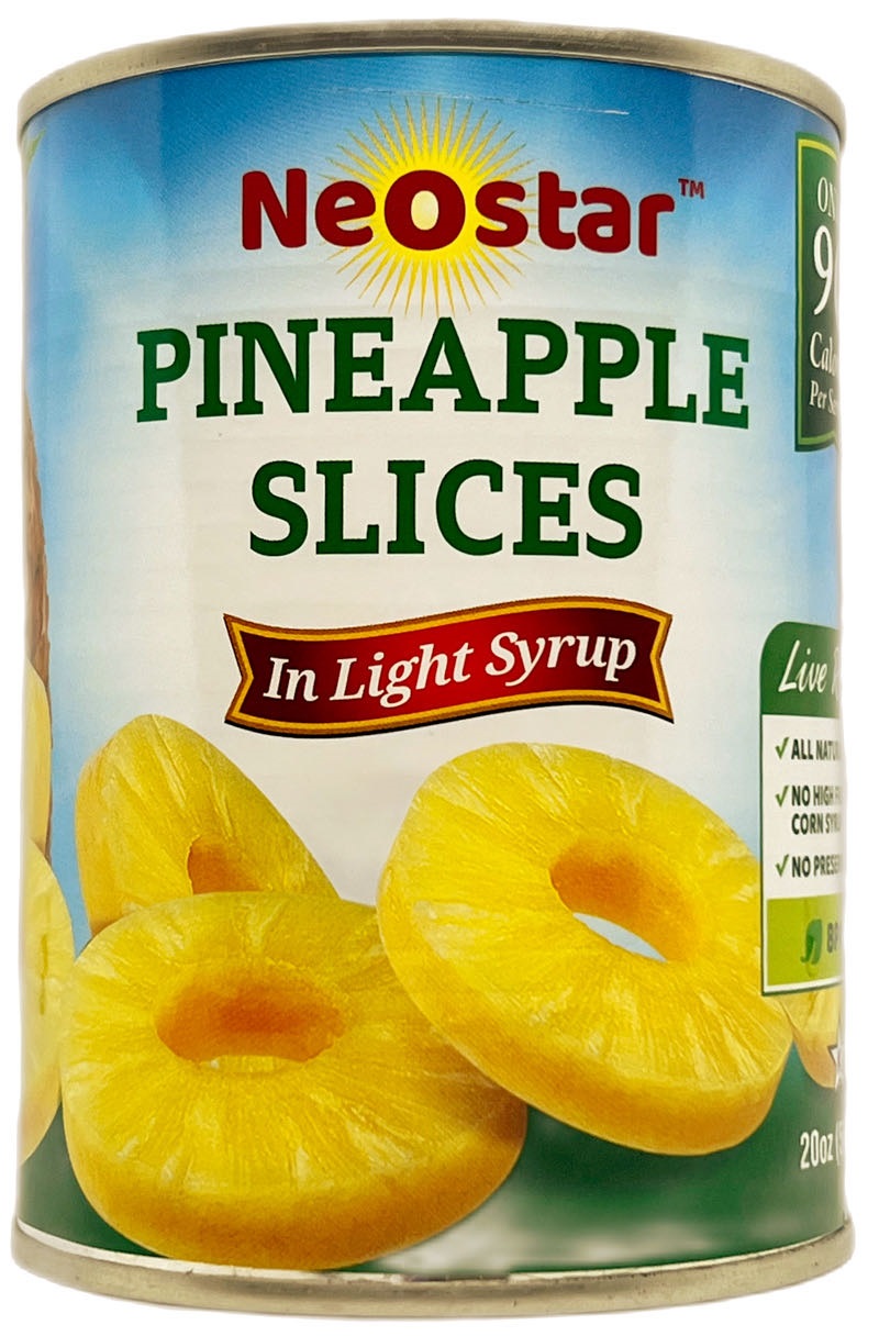 #2 (20oz) Pineapple Slices, Light Syrup