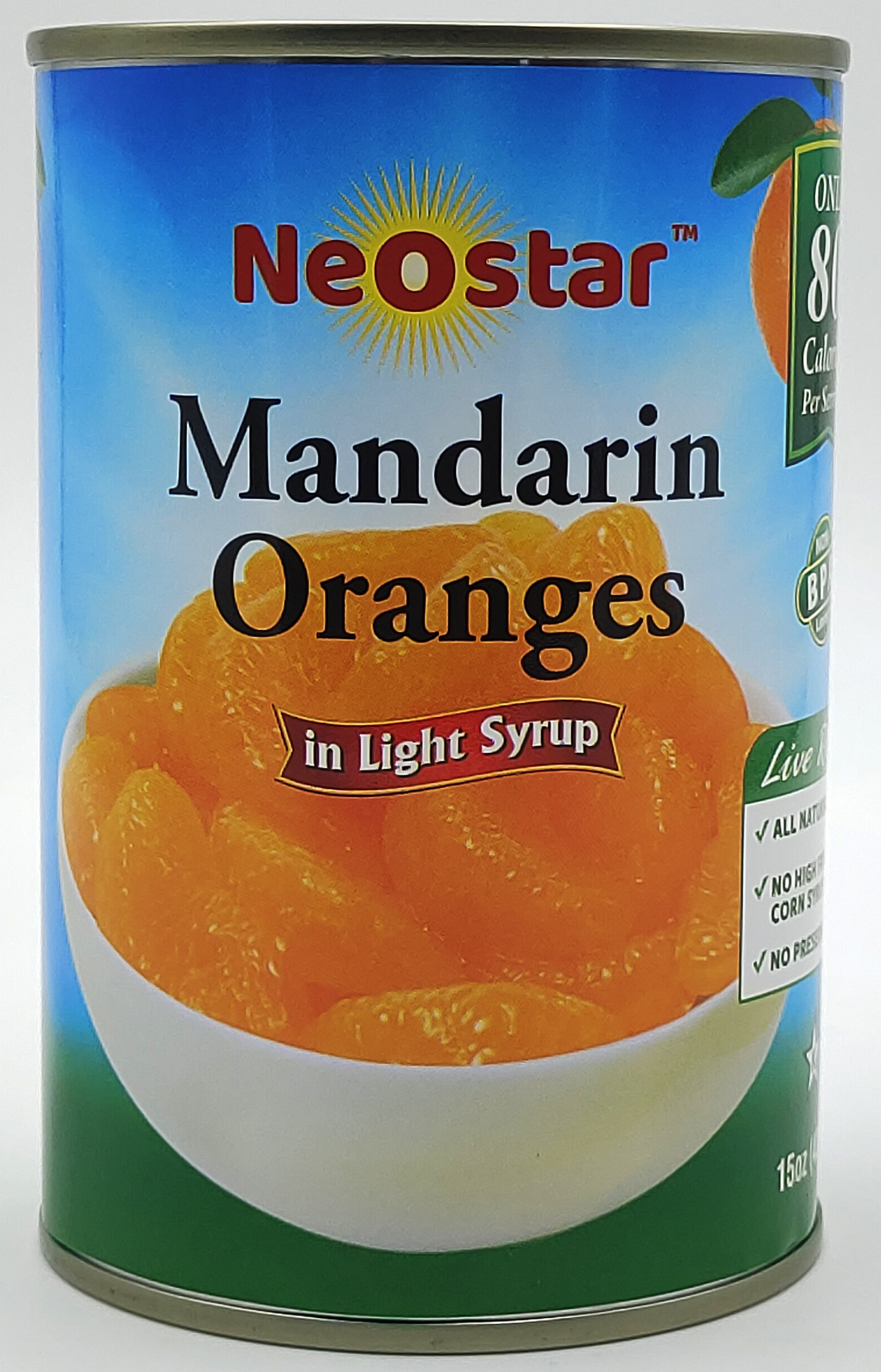 #300 (15oz) Mandarin Oranges, Whole, Light Syrup
