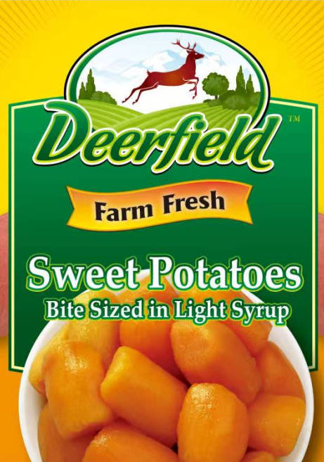 #10 (100oz) Sweet Potatoes, Bite Sized, Light Syrup