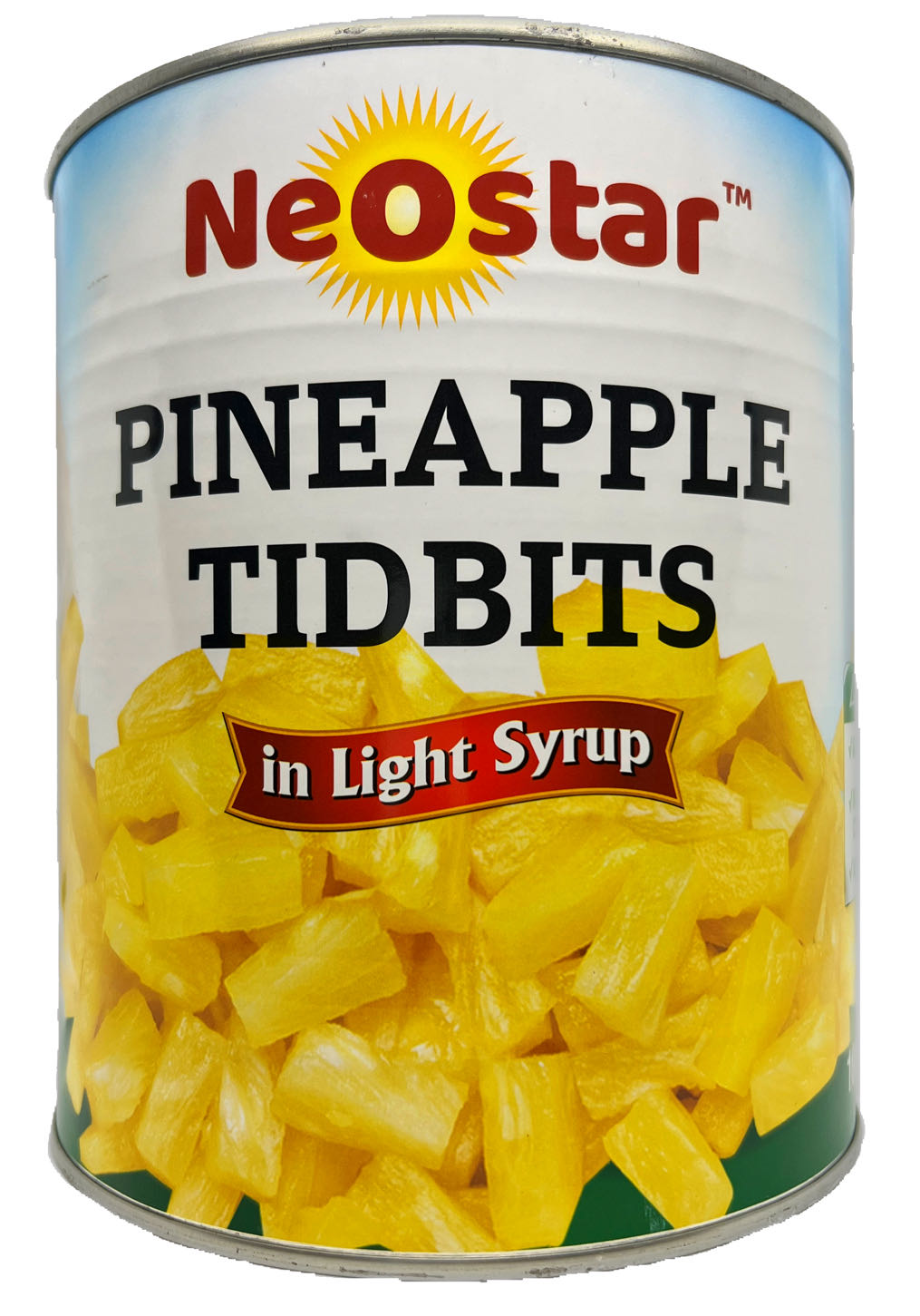 #10 (106oz) Pineapple Tidbits, Light Syrup