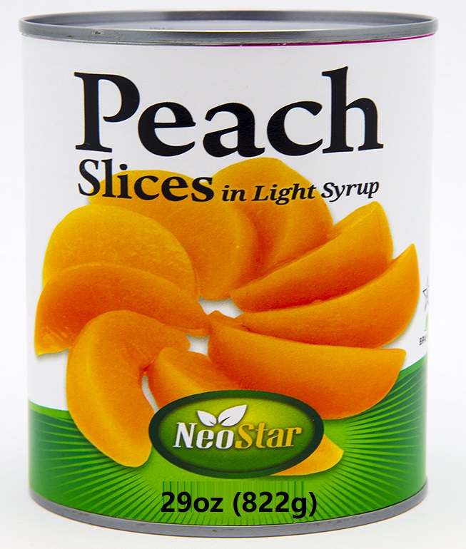 #2.5 (29oz) Peach Slices, Light Syrup