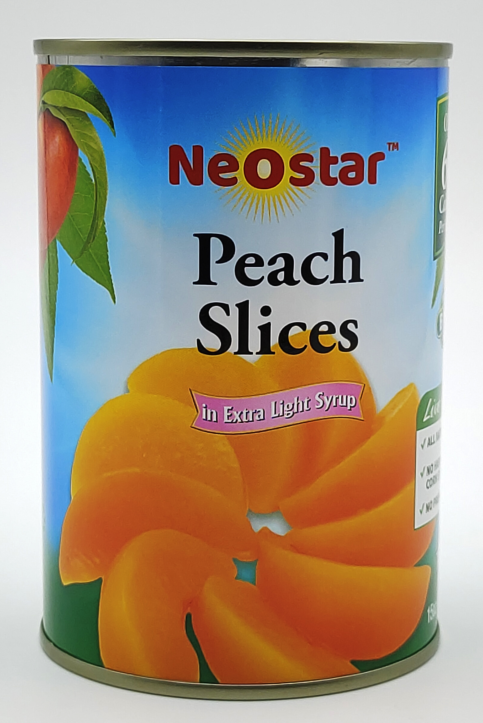 #300 (15oz) Peach Slices, Extra Light Syrup