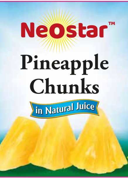 #1.5SQ (15oz) Pineapple Chunks, Natural Juice