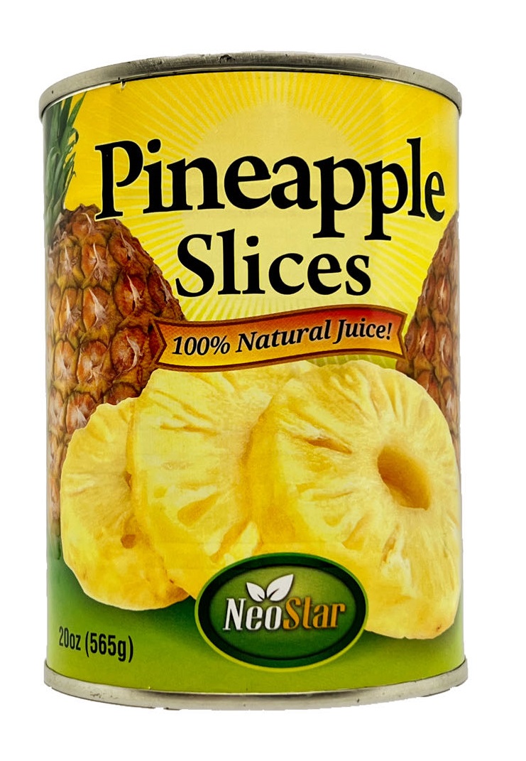 #2.5 (30oz) Pineapple Slices, Natural Juice