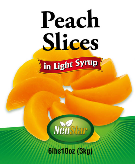 #10 (106oz) Peach Slices, Light Syrup