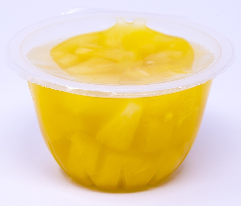 4oz Pineapple Cups, Light Syrup
