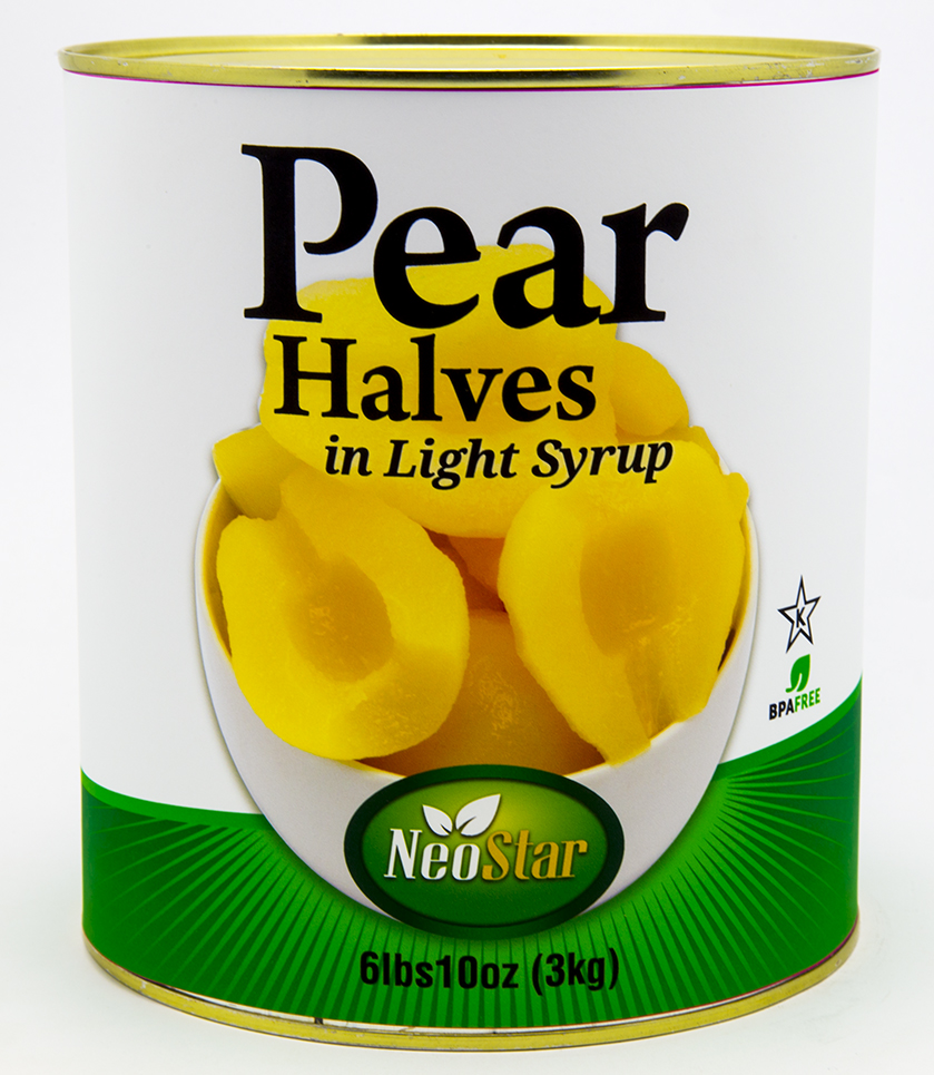 #10 (106oz) Pear Halves, Light Syrup