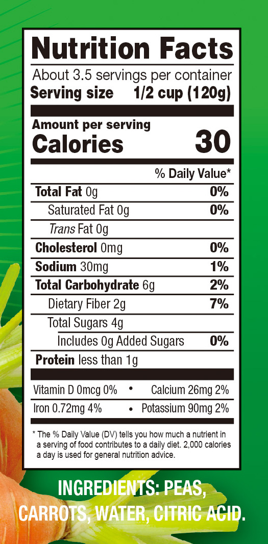 #300 (15oz) Peas & Carrots, N.S.A.